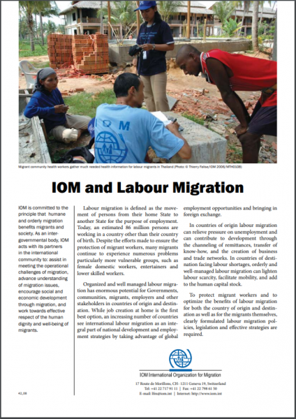 IOM and Labour Migration