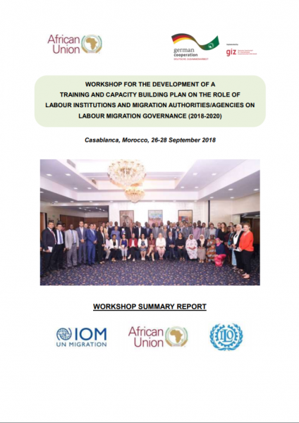 WORKSHOP FOR THE DEVELOPMENT OF A TRAINING AND CAPACITY BUILDING PLAN ON THE ROLE OF LABOUR INSTITUTIONS AND MIGRATION AUTHORITIES/AGENCIES